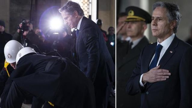 ABD Dışişleri Bakanı Antony Blinken, Anıtkabir'i ziyaret etti! İşte özel deftere yazdığı not