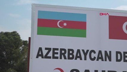 AZERBAYCAN, KURDUĞU SAHRA HASTANESİNDE DEPREMZEDELERİN YARALARINI SARIYOR: BİZE GİT DENİLENE KADAR BURADAYIZ