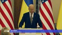 Biden anuncia más entregas de armas a Ucrania en su visita sorpresa a Kiev