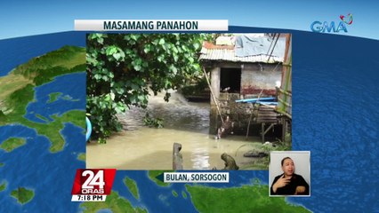 Ilang bahagi ng Bicol Region, binaha dahil sa masamang panahon - Weather update today (February 20, 2023) | 24 Oras