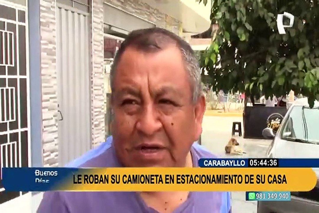 Delincuencia en Carabayllo: sujetos armados roban camioneta en la puerta de cochera
