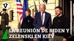 Zelenski difunde este vídeo para agradecer la visita sorpresa de Biden a Kiev