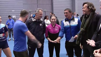 Rueda destaca que la nueva pista de atletismo de Ifevi contribuirá a que el deporte gallego siga sumando éxitos
