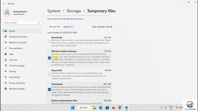 How to delete temporary files in windows 11 || Fully Delete Temporary Files and Free Disk Space