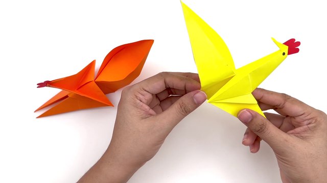 How To Make Moving Paper HEN Toy For Kids / Moving Paper Toys / Paper Craft Easy / KIDS crafts