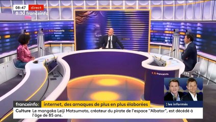 Le gouvernement veut mettre en place d'ici fin 2023 un "filtre anti-arnaque" sur Internet qui avertira les internautes qui cliquent sur un lien qui dirige vers un site frauduleux - VIDEO