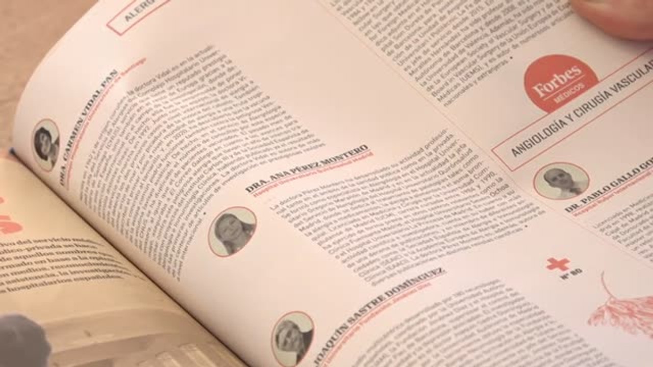 Forbes publica la lista de los 100 mejores médicos de España