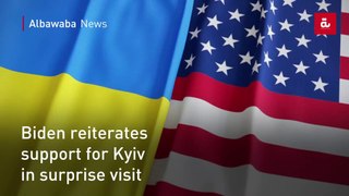 Biden reiterates support for Kyiv in surprise visit