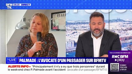 "Il n'a pas vu qu'il y avait un accident" : La défense lunaire de l'avocate d'un passager de l'affaire Palmade sur BFMTV