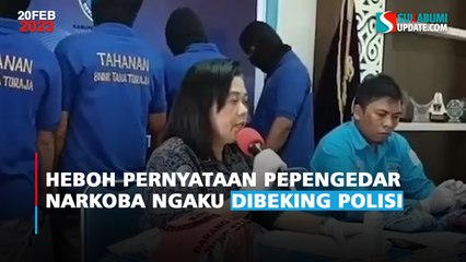 Pengedar Narkoba: Kami Berani Karena Dilindungi Polres