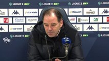 J24 Ligue 2 BKT : la réaction de Stéphane Moulin après SMCaen 2-1 Grenoble F38