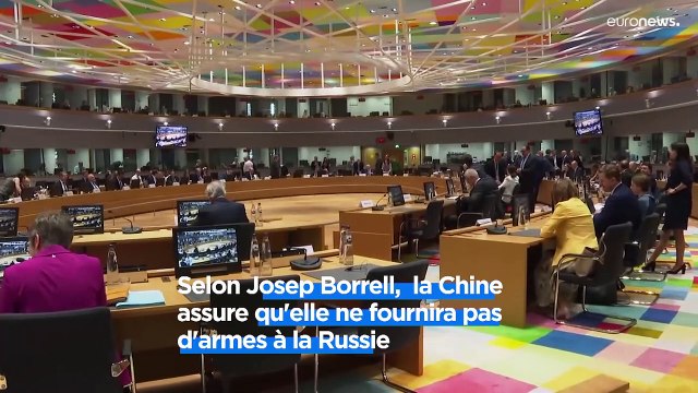 La Chine ne livrera pas d'armes à la Russie (Josep Borrell, chef de la diplomatie européenne)