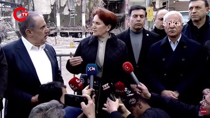 Meral Akşener, depremin vurduğu Diyarbakır'da: Bıktık atanmışların talimat vermesinden