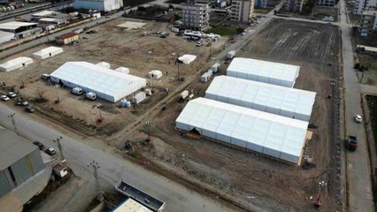 Katar'ın Hatay'da kurduğu sahra hastanesi depremzedelere şifa dağıtıyor