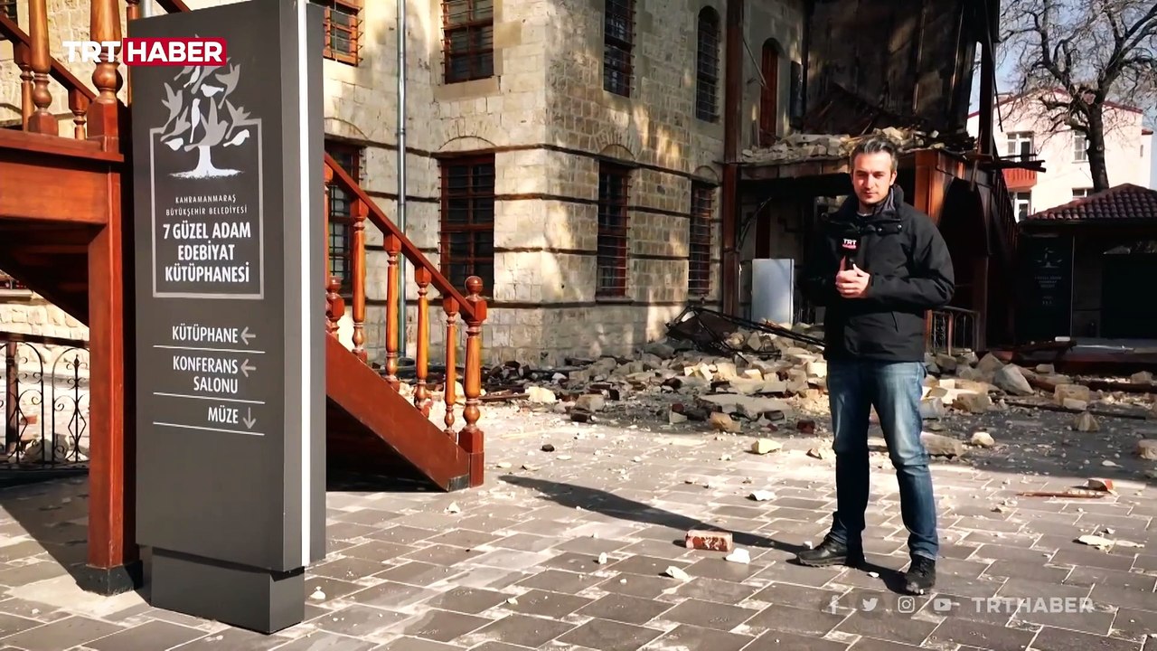 Deprem "Yedi Güzel Adam"ın okulu olan Tarihi Maraş Lisesi'ni de vurdu
