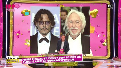 Johnny Depp et Pierre richard sont devenus très amis après le tournage d'un film !