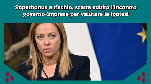 Superbonus a rischio, scatta subito l'incontro governo-imprese per valutare le ipotesi