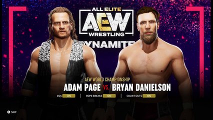 AEW Fight Forever - Combat Adam Page vs. Bryan Danielson