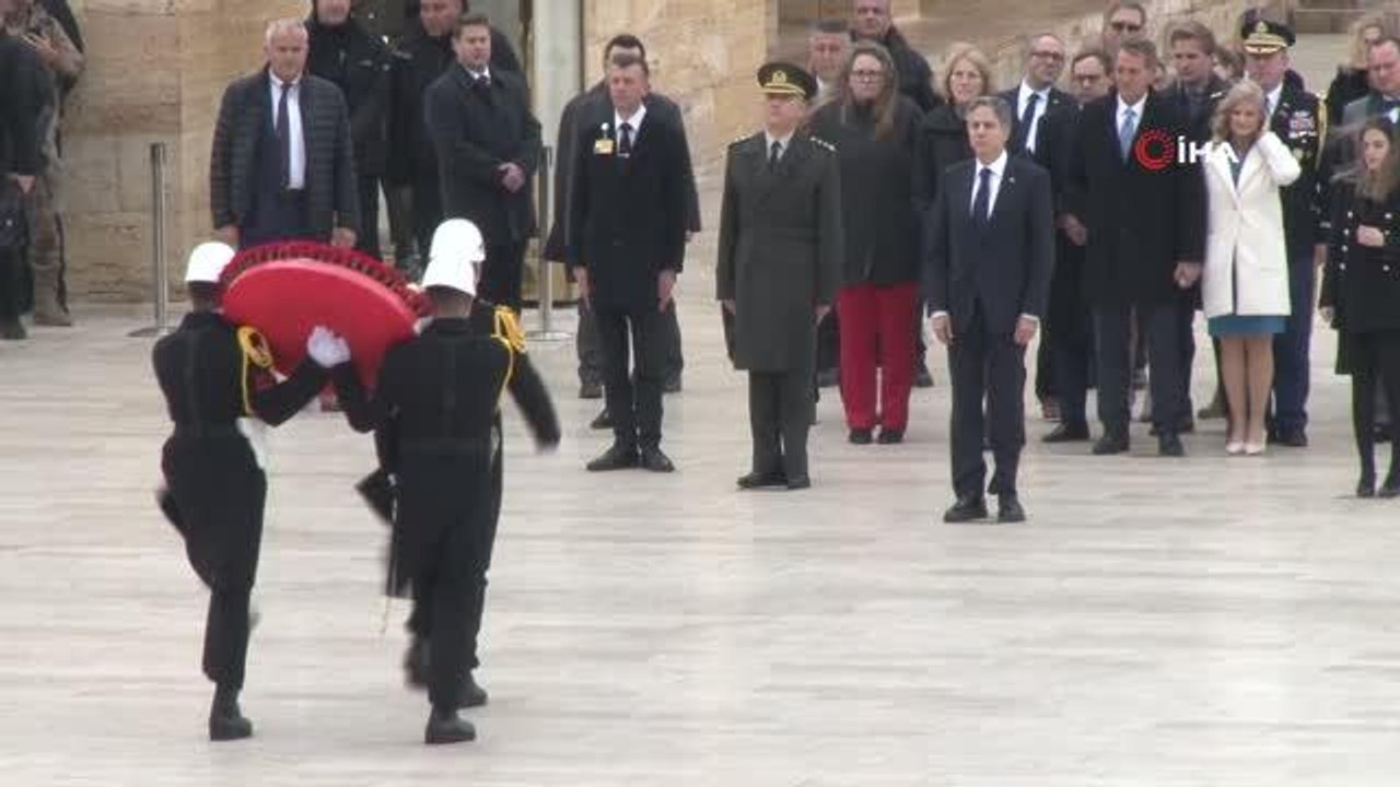 Amerika Birleşik Devletleri Dışişleri Bakanı Antony Blinken, Anıtkabir'i ziyaret etti