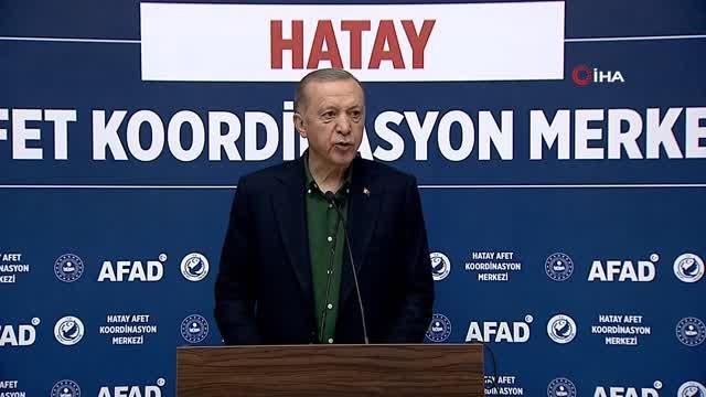 Cumhurbaşkanı Erdoğan, 81 il için afet planlarını yeniden gözden geçiriyoruz