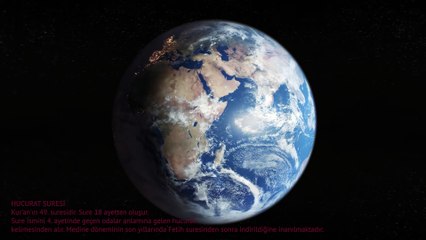 112 HUCURAT SURESİ TÜRKÇE MEALİ