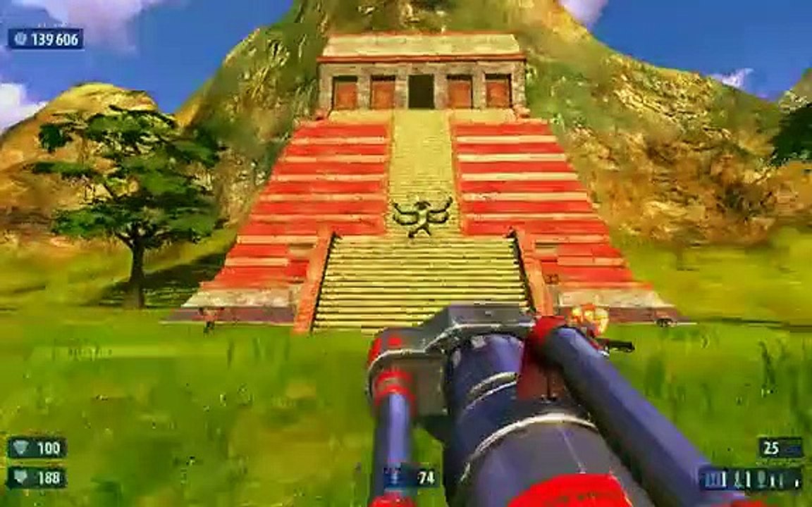 Serious Sam Second Encounter walkthrough for BEGINNERS Крутой Сэм Прохождение для новичков PART 6 (Funny)