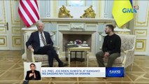 U.S. Pres. Joe Biden, bumisita at nangako ng dagdag na tulong sa Ukraine | Saksi