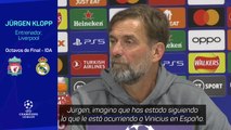 Klopp, antes del Liverpool vs. Real Madrid de Champions, sobre Vinicius: 