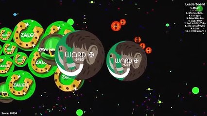 AGAR.IO TEAM GAMEPLAY (AGARIO FAKE TRICKSPLIT, REAL TRICKSPLIT) (Funny)