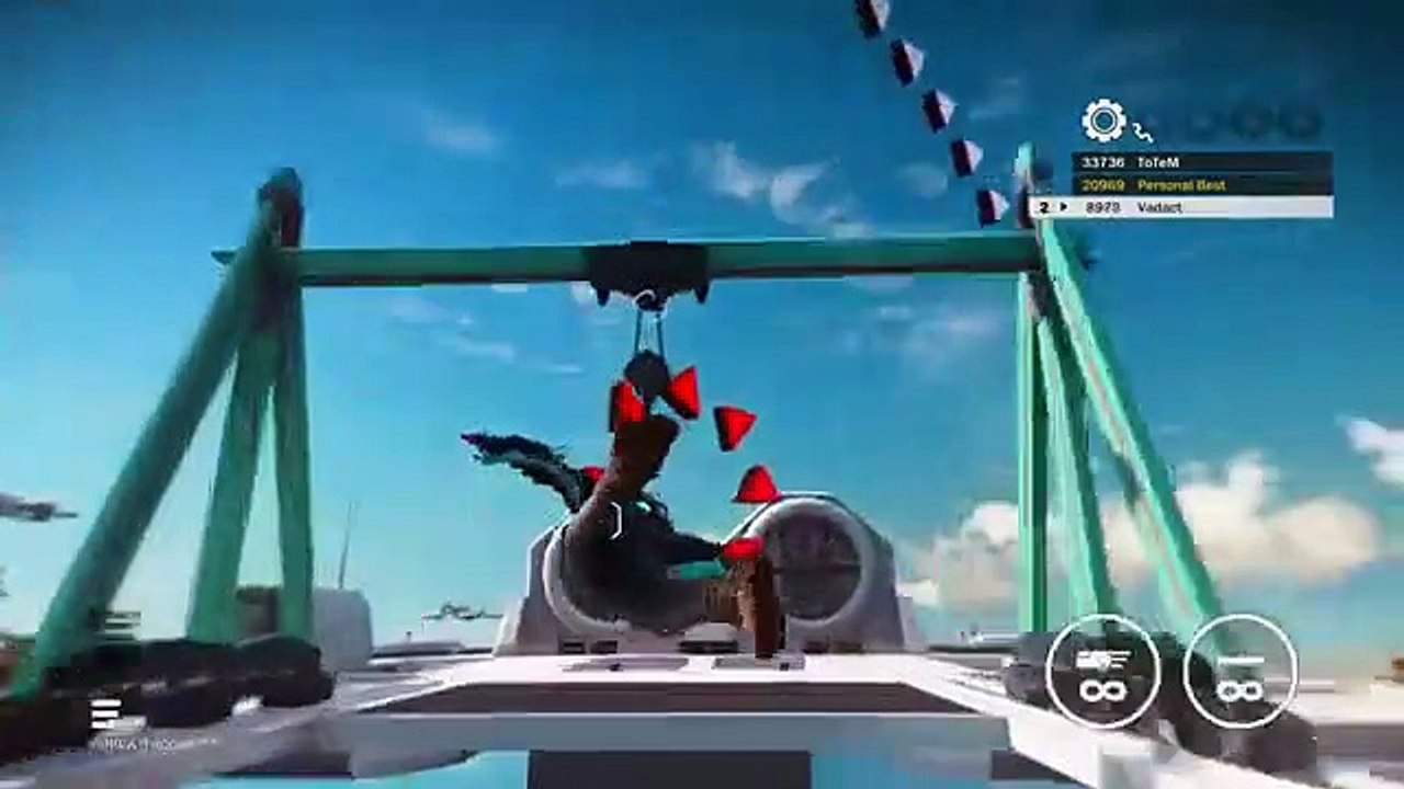 SKY FORTRESS WINGSUIT CHALLENGE!  Just Cause 3 Funny Moments! (Funny)