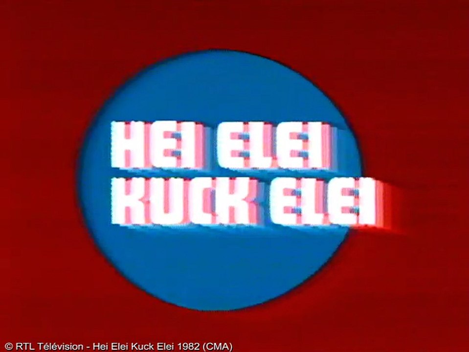 RTL Hei Elei Kuck Elei - jingle publicité (1982)