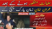 Imran Khan reaches Zaman Park from Lahore High Court