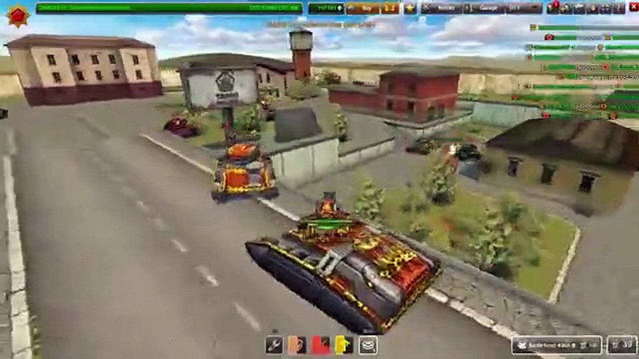 Tanki Online GAMEPLAY [ 3 Gold Boxes in Facebook Battle ] By Gold-Mans (Funny)