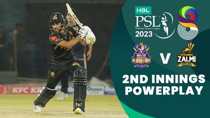 2nd Innings Powerplay | Quetta Gladiators vs Peshawar Zalmi | Match 9 | HBL PSL 8 | MI2T