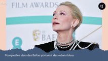 C'était quoi ces rubans bleus que portaient les stars à la cérémonie des Baftas ?