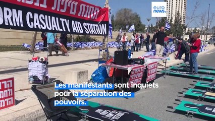 Réforme du système judiciaire en Israël : la mobilisation ne faiblit pas