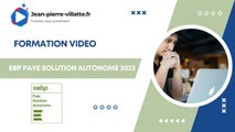 Présentation de la formation EBP Paye solution autonome 2023