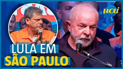 Lula visita SP após chuvas e parabeniza Tarcísio
