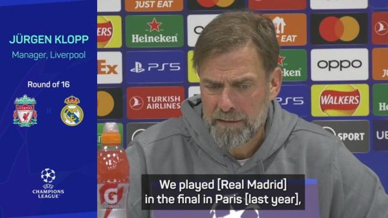 Klopp endured 'proper torture' during Liverpool-Madrid rewatch