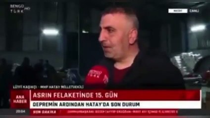 Hatay'daki 6.4 büyüklüğünde depreme canlı yayında yakalandılar