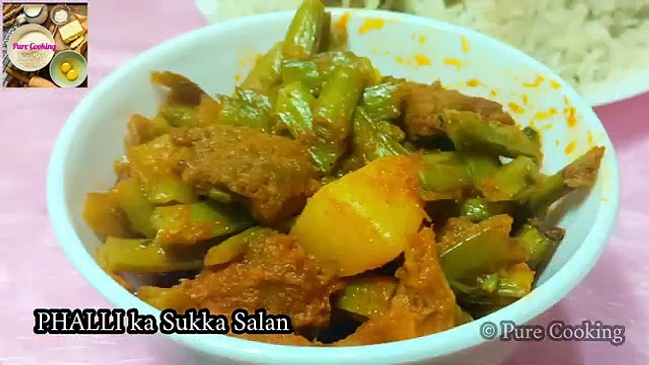 Baghara_Khana_Kaddu_Ka_Dalcha_Aur_Gawar_Ki_Phalli_Gosht_(Hyderabadi__Recipe)(360p)