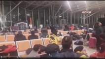 لحظة وقوع الزلزال في مطار هطاي بـ #تركيا  #العربية #زلزال_سوريا_تركيا