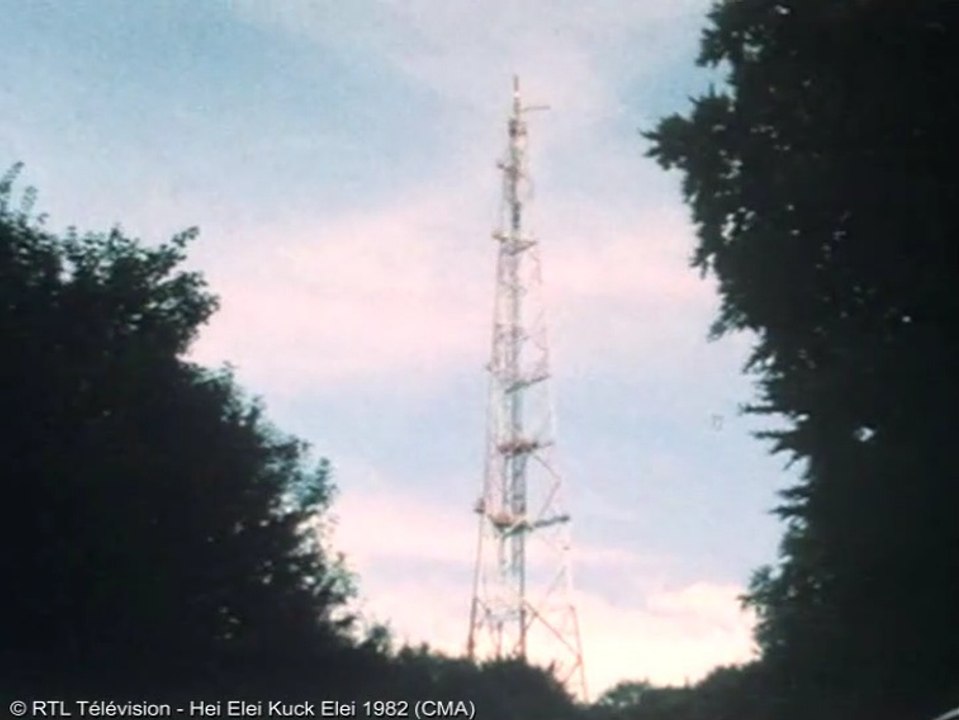 RTL Hei Elei Kuck Elei - reportages sur la reconstruction de l'émetteur de Dudelange (1982)