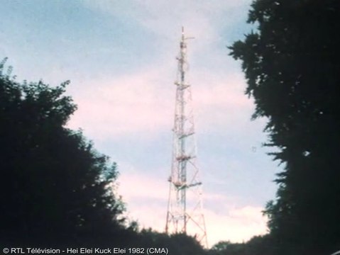 RTL Hei Elei Kuck Elei - reportages sur la reconstruction de l'émetteur de Dudelange (1982)