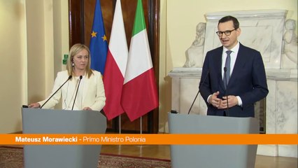 Ucraina, Morawiecki "Polonia e Italia al fianco di Kiev"
