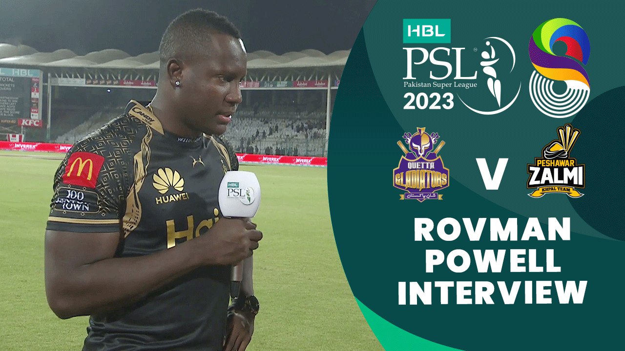 Rovman Powell Interview | Quetta Gladiators vs Peshawar Zalmi | Match 9 | HBL PSL 8 | MI2T