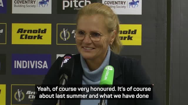 England boss Wiegman 'honoured' by Laureus nod