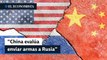 Antony Blinken: China evalúa enviar armas a Rusia