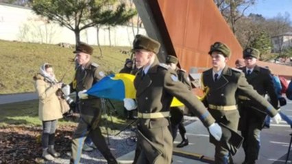 Ucrania recuerda a los manifestantes abatidos en el Euromaidán hace nueve años