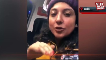 Hatay'da sağlık personeli gelen asılsız ihbarlara tepki gösterdi